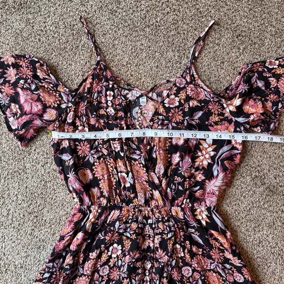 Love, Fire | Floral Patterned Open Arm Dress - Picture 12 of 14